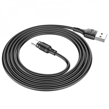 Кабель USB C 2.4A (1m) — Hoco X52 Magnetic — Black