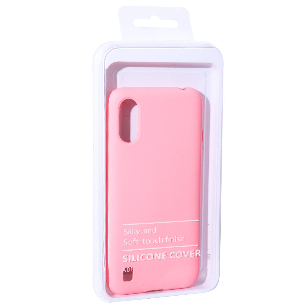 Original Silicone Case — Samsung A01 (A015F)   — Pink (11)