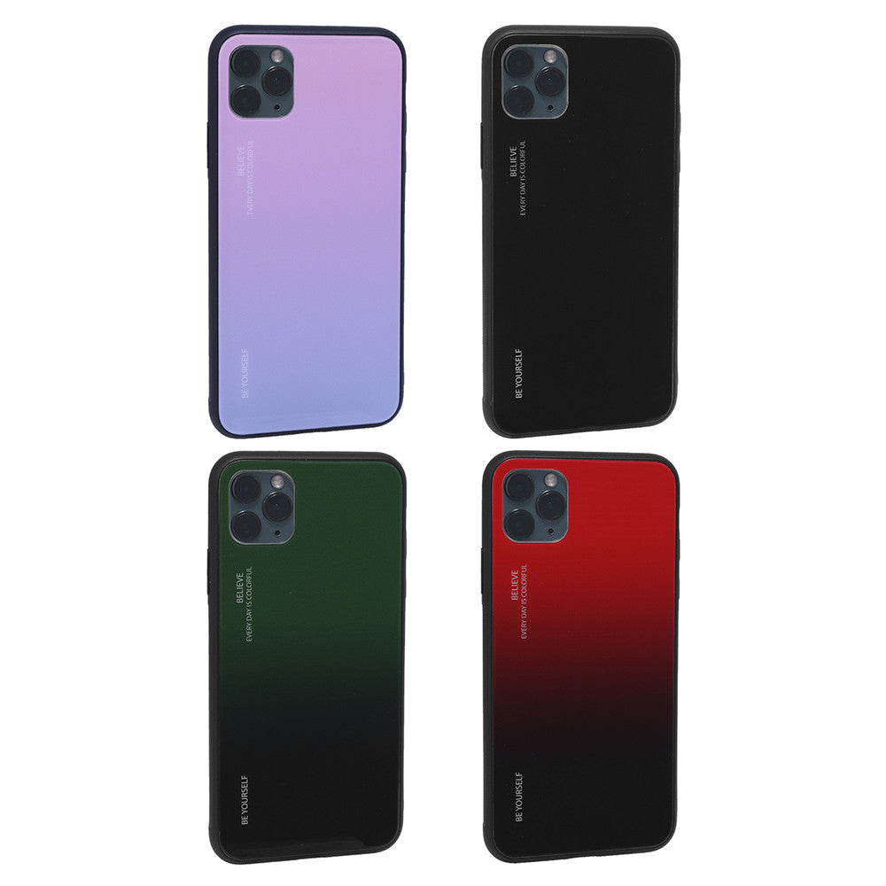 Gradient Glass Case — iPhone 11 Pro Max — Powder