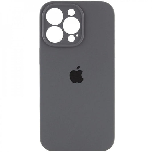 Original Silicone Case with protective camera — iPhone 15 Pro Max — Charcoal Gray (15)