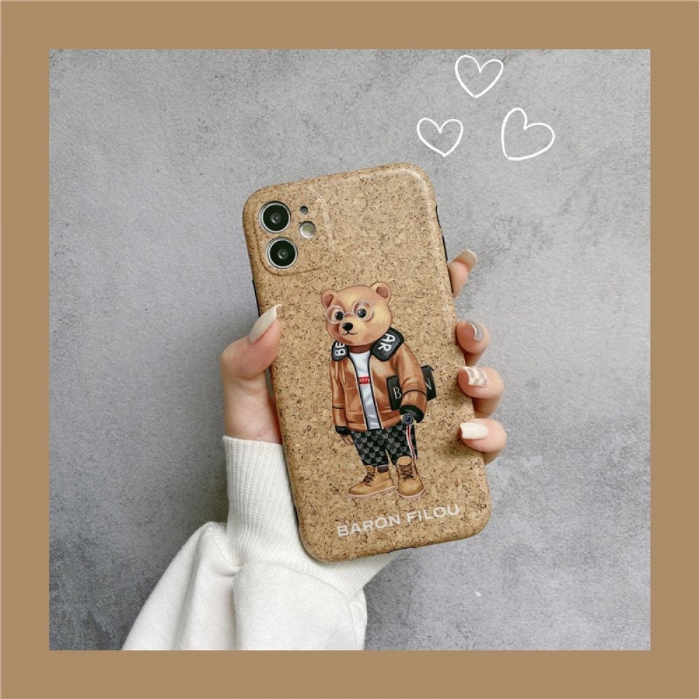 Cute Casual Bear Baron Filou TPU Case  — iPhone 12 6.1"