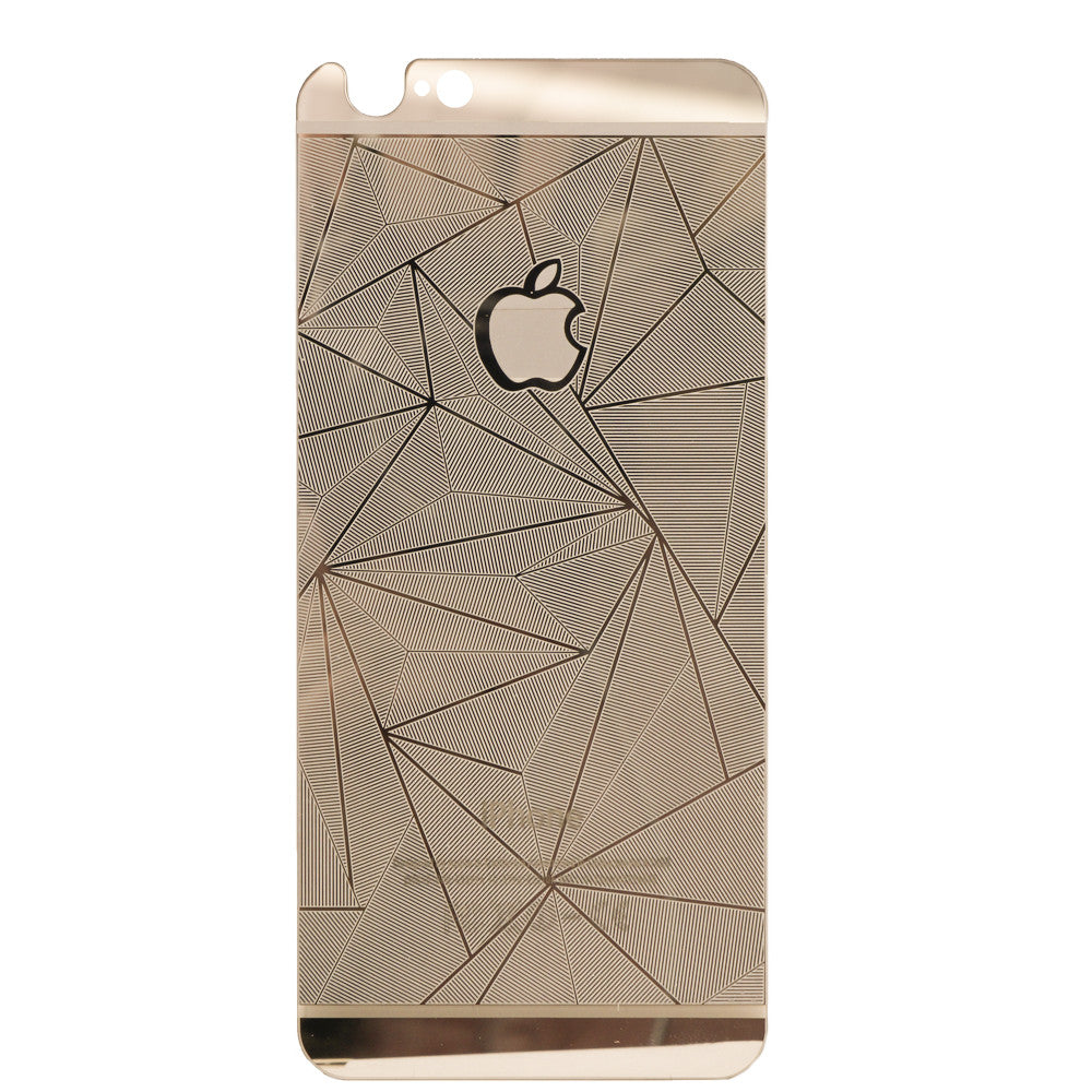 Захисне скло 2 in 1 Diamond — iPhone 6 ; 6S — Gold