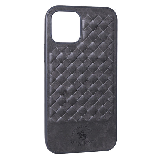 Polo Ravel Leather Case iPhone 12 Mini 5.4" — Gun Grey