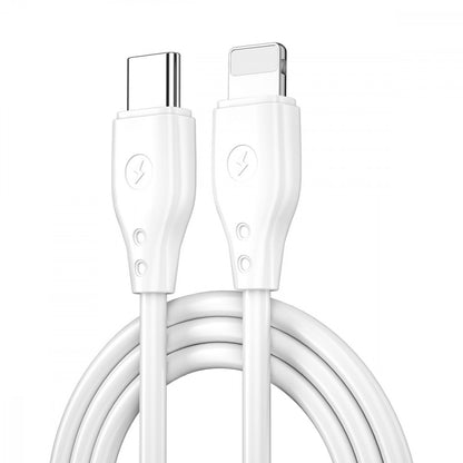 Кабель USB C to Lightning 30W PD (1.2m) — WiWU Pioneer Wi-C002L — White