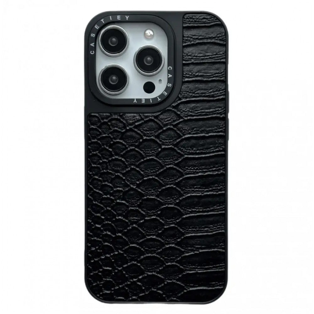 Casetify Crocodile TPU Case — iPhone 14   — Black