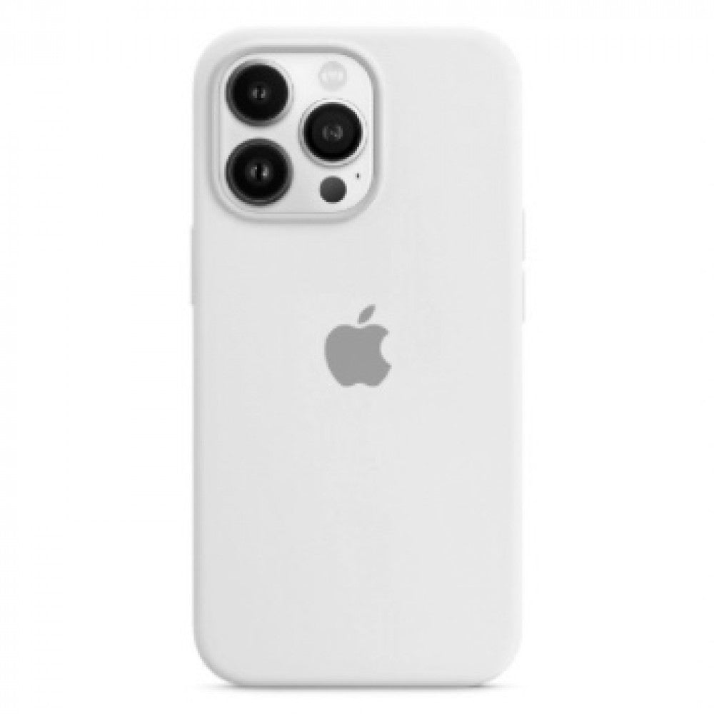 Original Silicone Case Full Size — iPhone 15 Plus  — White (9)