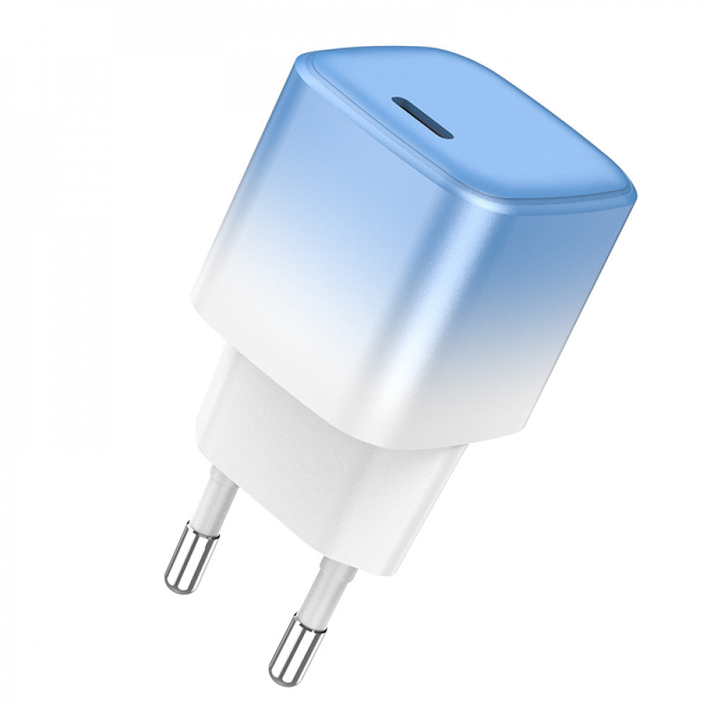 Home Charger | 20W | PD3.0 — Hoco C101A — Ice Blue