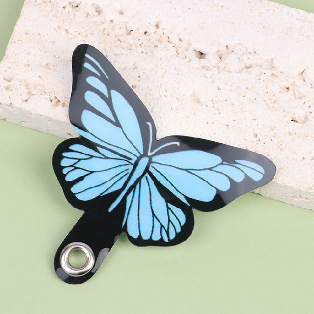 Шнурок на шею «Butterfly» — Light Blue