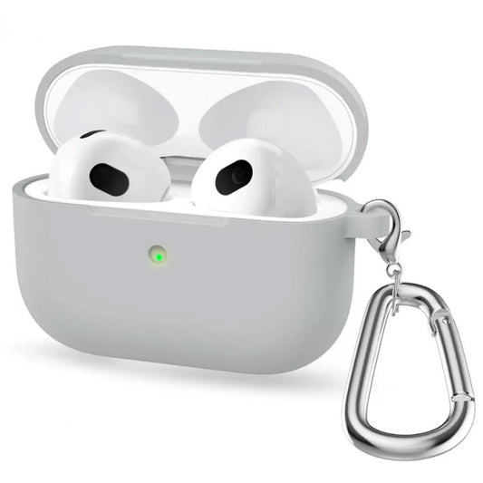 Airpods Pro 2 Case — With Carabine — Light Gray