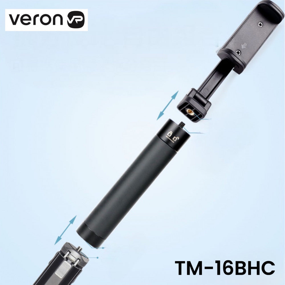 Monopod Tripod | 0.41m | Holder & Case | Veron TM-16BHC