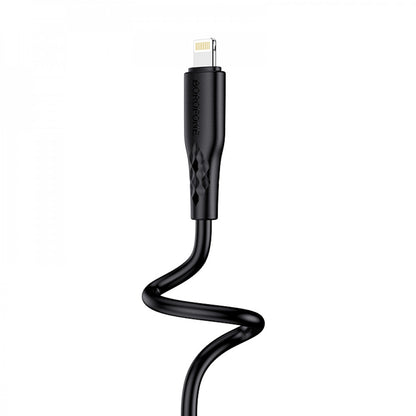 Кабель Lightning 2.4A (1m) — Borofone BX48 — Black