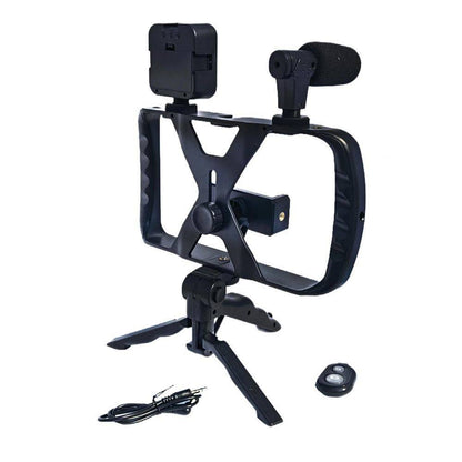 Monopod Tripod For Mobile | Microphone LED Lamp | TL-49T