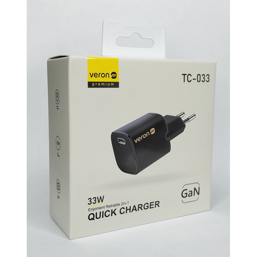 Home Charger | 33W PPS | PD | QC3.0 — Veron TC-033