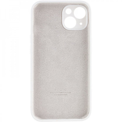 Original Silicone Case with protective camera — iPhone 14  — White (9)