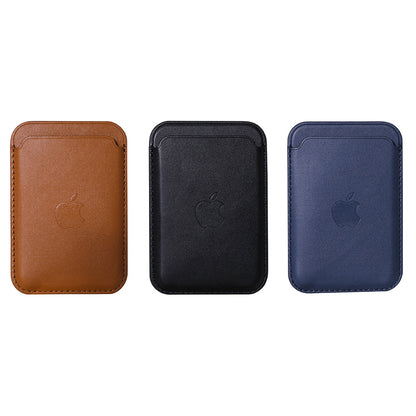 iPhone Leather Wallet with MagSafe — Midnight Blue