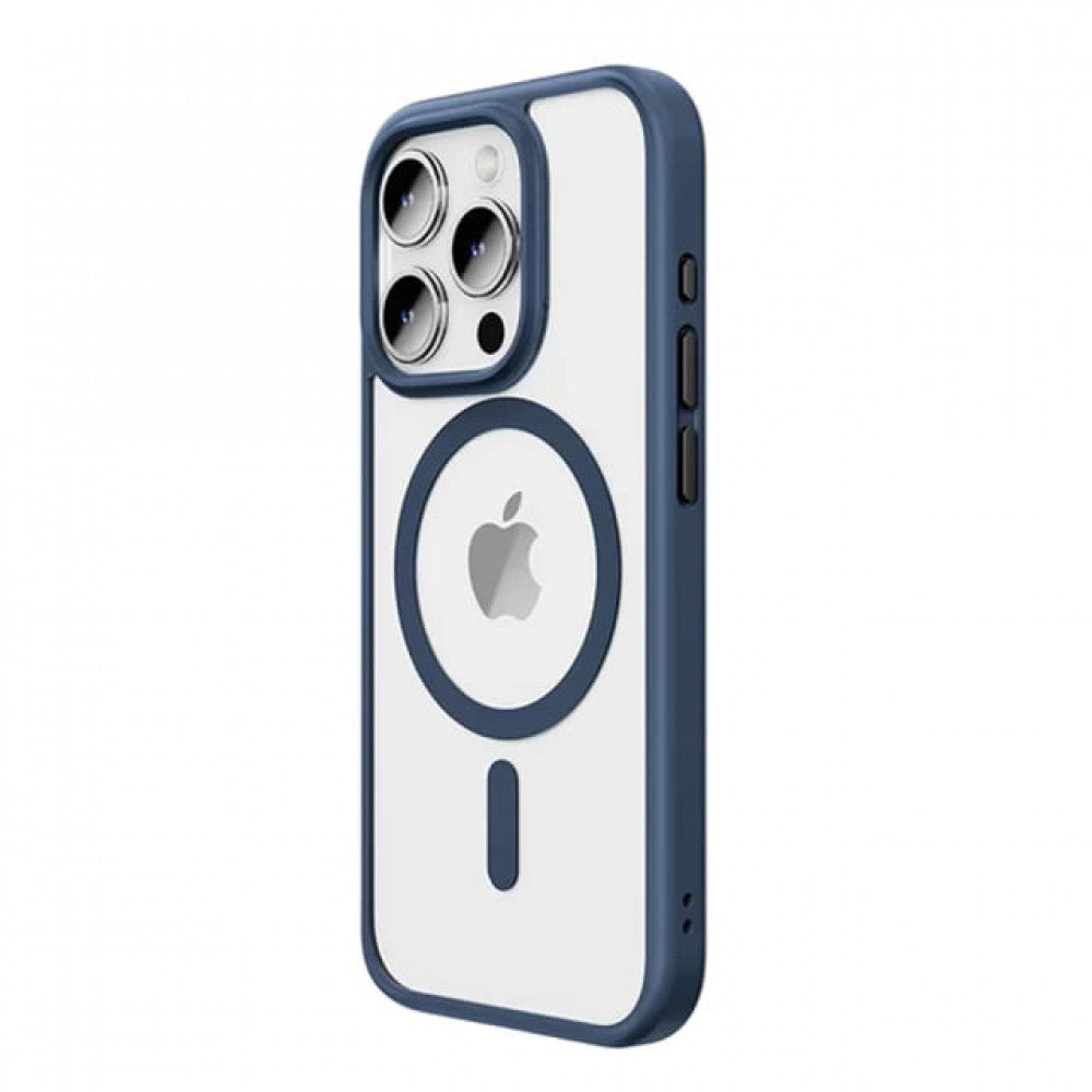 Rock Guard Series TPU Case with Magsafe — iPhone 15  — Titanium Blue