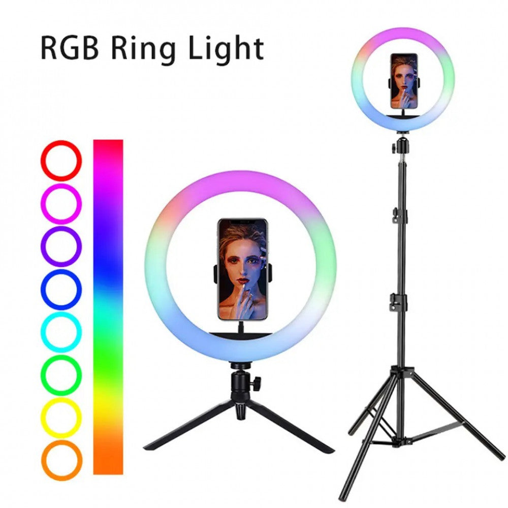 Лампа Кольцевая RGB LED | 36 cm 14" | 192 Lights | 39 RGB | MJ-36