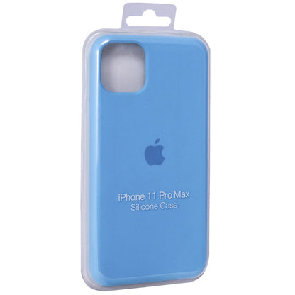 Original Silicone Case Full Size — iPhone 11 Pro Max — Midnight Blue (8)