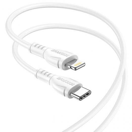 Кабель USB C to Lightning 12W PD (1m) — Borofone BX51 — White