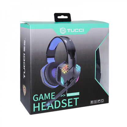 Gaming Headset 3.5mm & USB — TUCCI G3000 с подсветкой