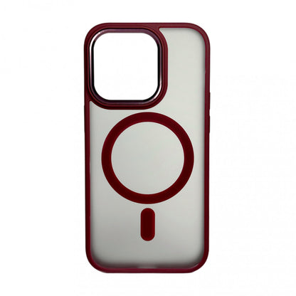 Colorful Matte Case with MagSafe — iPhone 13  — Bordo