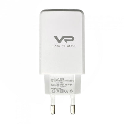 Home Charger | 18W | 1U — Veron VR-C13Q — White