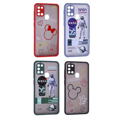 Stickers Series TPU Case — Samsung A21S (A217) — Red Heart