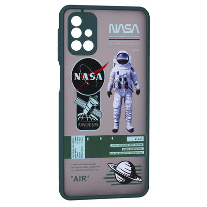 Stickers Series TPU Case — Samsung M31S — Dark green