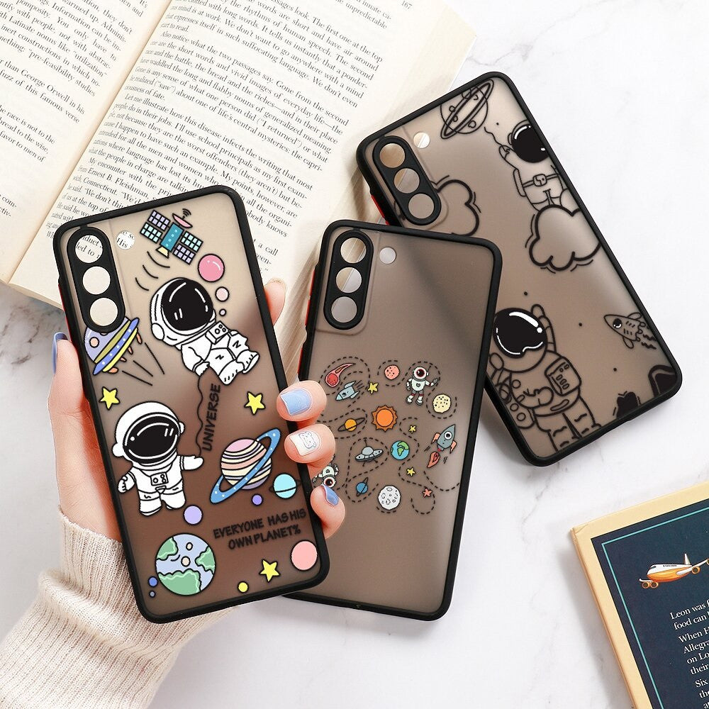 Stickers Space Series TPU Case — Xiaomi Redmi Note 9