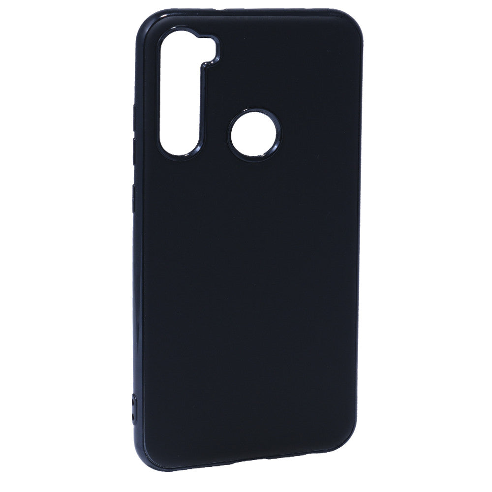 Matte Silcone Case — Xiaomi Redmi Note 8  (No Logo) — Black