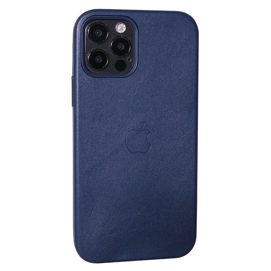 Leather Case with MagSafe — iPhone 12 Mini  — Midnight Blue