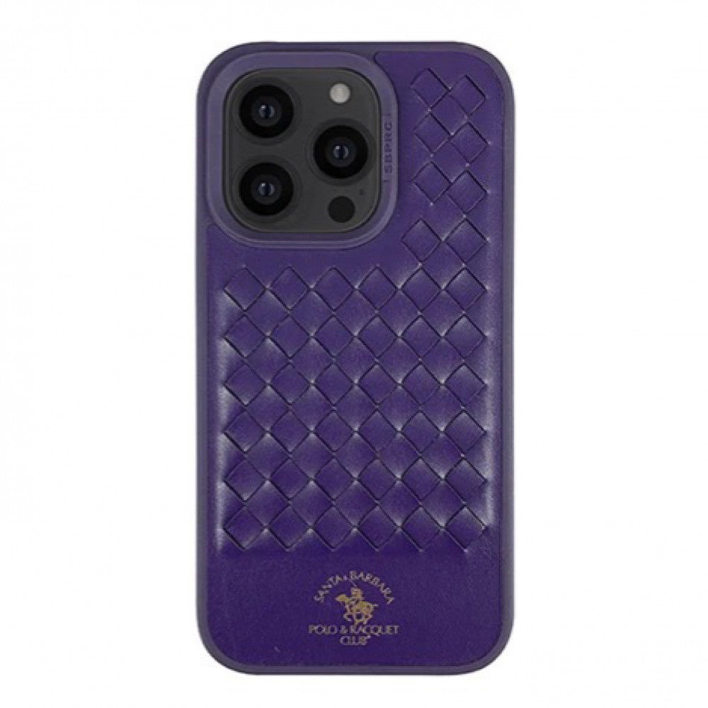 Polo Ravel Leather Case — iPhone 14 Pro Max — Purple