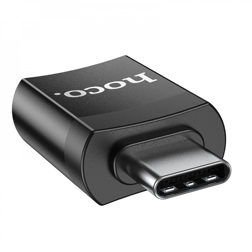 Adapter OTG USB C To USB — Hoco UA17 — Black