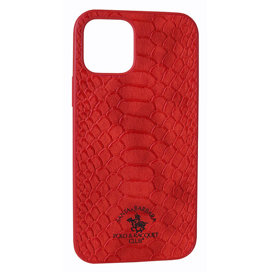 Polo Knight Leather Case iPhone 12 Mini 5.4" — Garnet