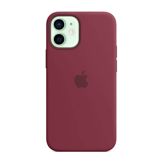 Silicone Case with MagSafe — iPhone 12 Mini 5.4"   — Plum