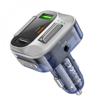 FM Transmitter — Hoco E75 Bravery PD30W+QC3.0 — dark blue