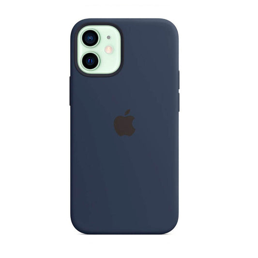 Silicone Case with MagSafe — iPhone 12 Mini 5.4"   — Deep Navy