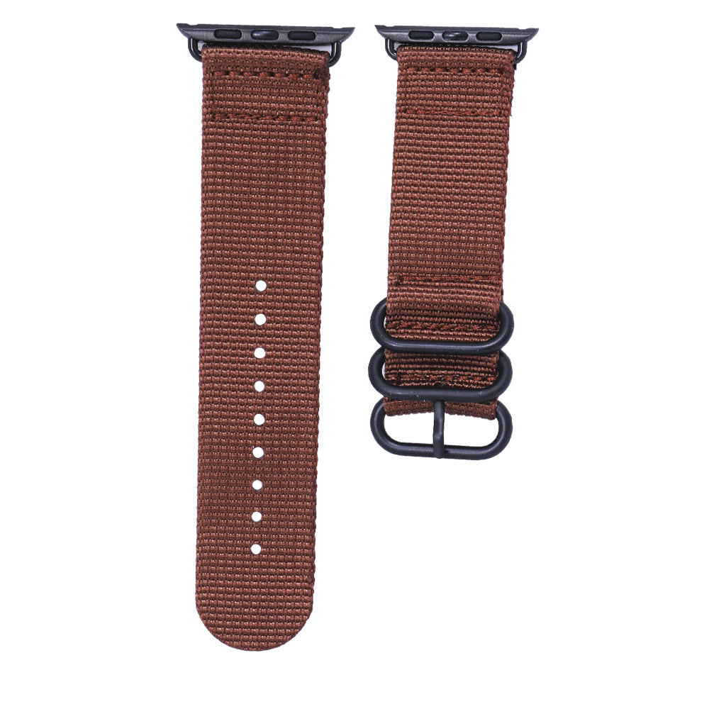 Ремінець Buckle Nylon — Apple Watch 38 mm | 40 mm | 41 mm — Light Brown