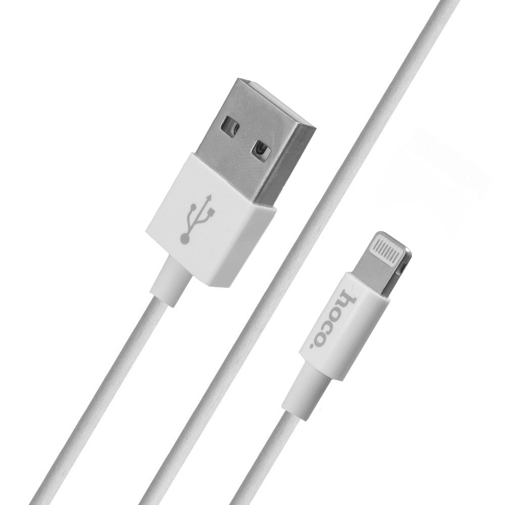 Home Charger | 2.1A | 2U | Lightning Cable (1m) — Hoco C62A White