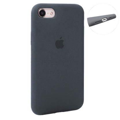 Original Silicone Case Full Size — iPhone 7 ; 8 ; SE 2020 — Charcoal Gray (15)