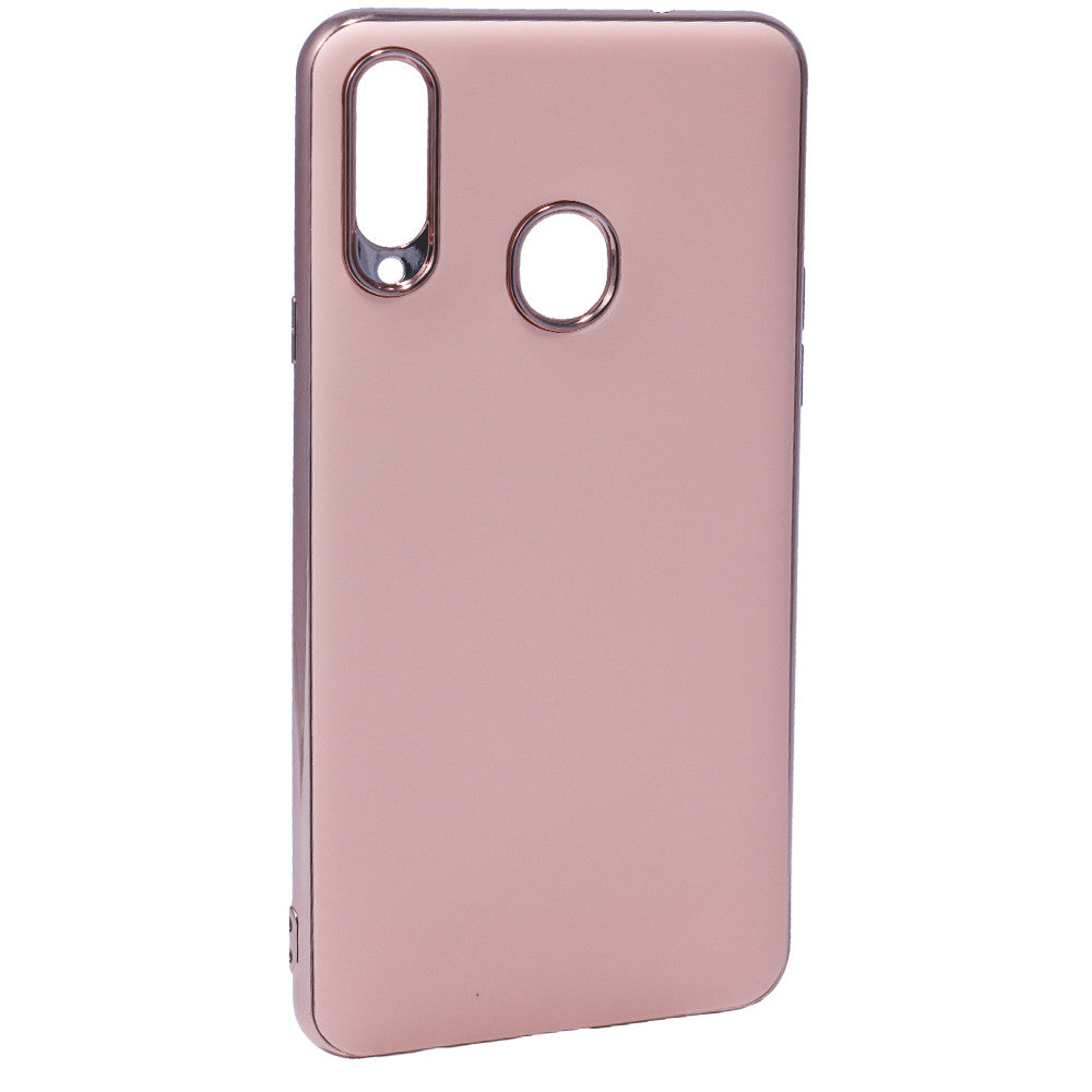 Matte Silcone Case — Samsung A20s (No Logo) — Rose Gold