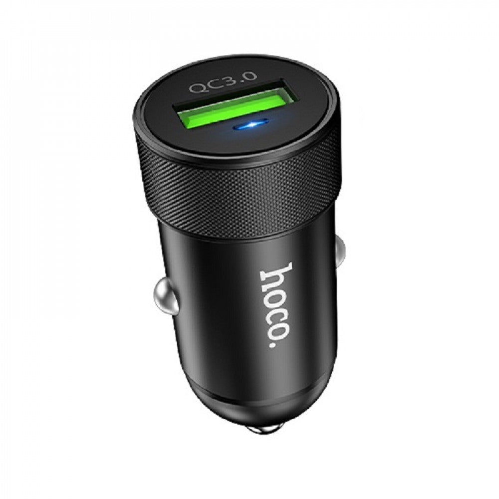 Car Charger | 3.0A | QC3.0 — Hoco Z32 — Black