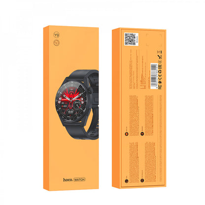 Smart Sports Watch (Call Version) Hoco Y9 — Black