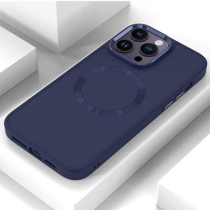 Metal Style Case with MagSafe — iPhone 11 — Navy Blue