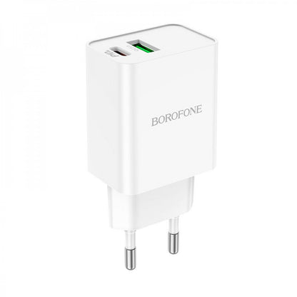 Home Charger | 20W | PD | QC3.0 — Borofone BA69A — White