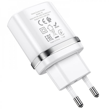 Home Charger | 2.4A | 1U — Hoco N1 — Black