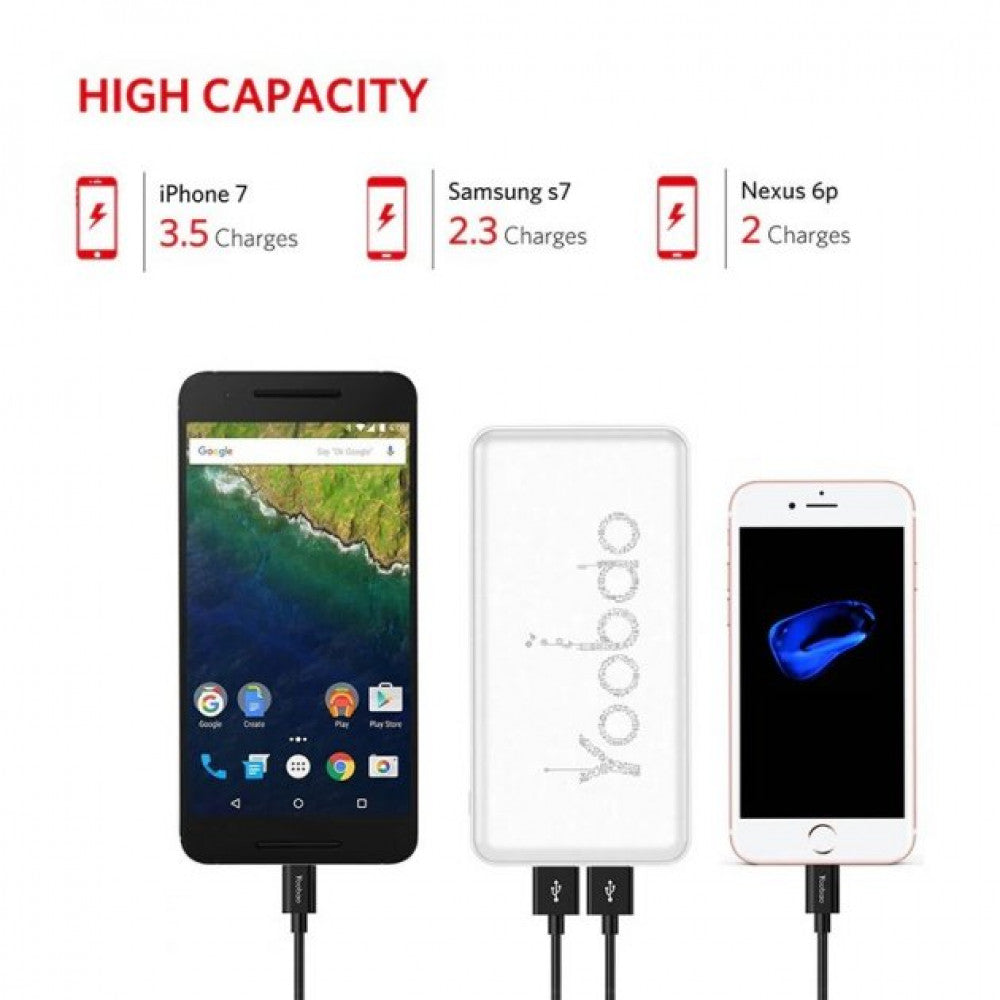 Power Bank 10000 mAh — Yoobao KJ03 — Pink