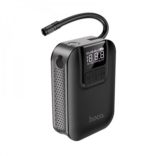 Air Pump — Hoco S53 Breeze portable smart ( Battery - 5000 mAh ) — Black