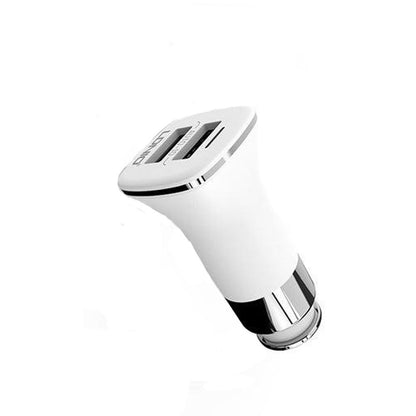 Car Charger | 3.6A | 2U | Lightning Cable (1m) — Ldnio DL-C301 Auto id White