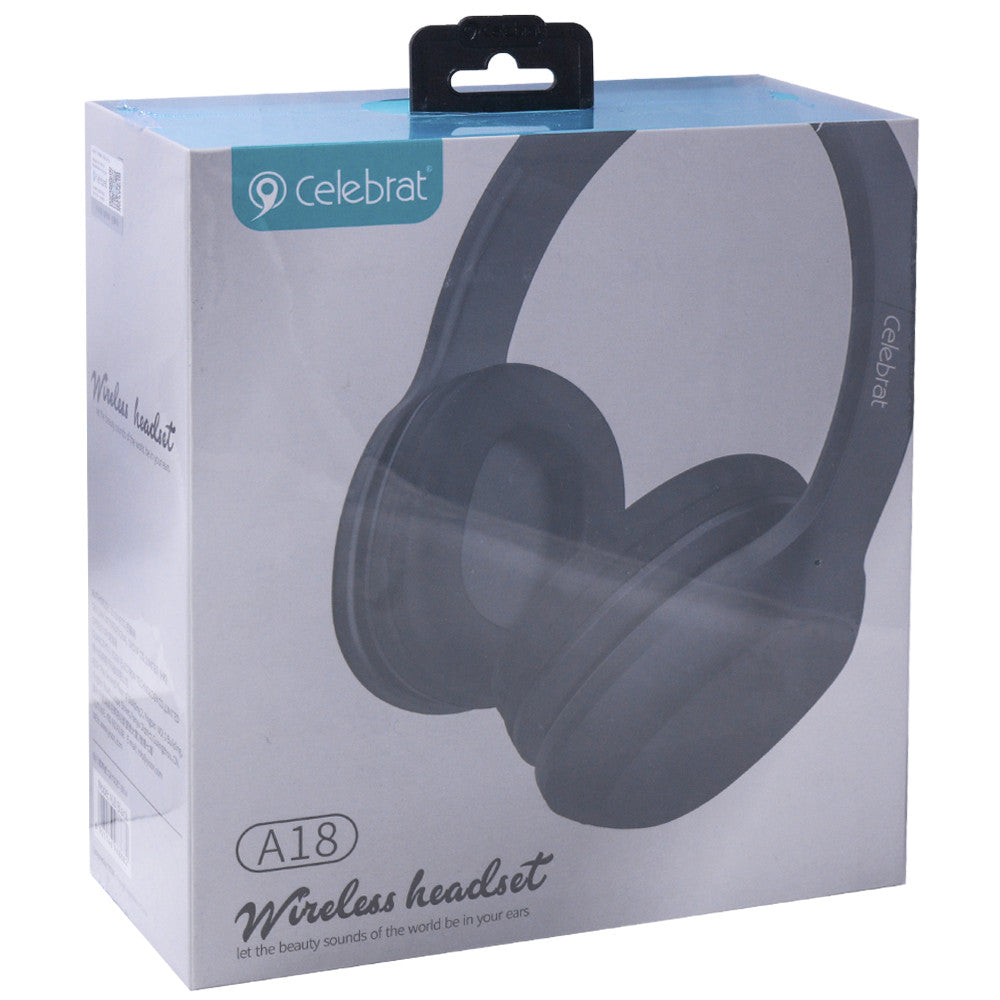 Навушники Bluetooth — Celebrat A18 — Black